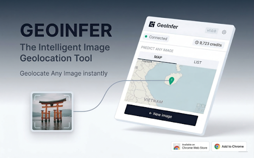 GeoInfer — AI Image Geolocation :: AI-powered geolocation for any image. Geolocate screenshots from GeoGuessr or drag & drop any photo. Requires a GeoInfer API key.
