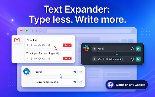 Text Expander :: Create Text Expander snippets with autotext and snippet shortcut logic to make each word expander workflow clearer in Chrome daily.