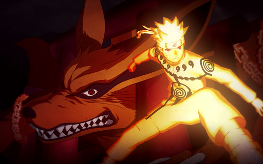Naruto and Kurama Live Wallpaper - Anime New Tab :: This Naruto wallpaper captures him alongside Kurama in HD. Animated Naruto Shippuden wallpaper for anime fans.