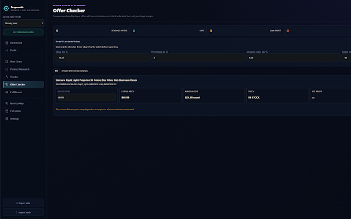 Dropomatic :: Create and monitor Amazon-to-eBay listings, review offers, and assist fulfillment from Chrome.