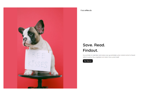 FutureReads :: Effortlessly save links with a one-click. Seamlessly integrate, set reminders, and stay informed on intriguing content.