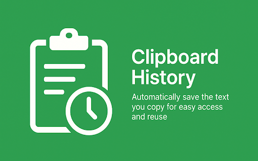 Clipboard History :: A simple clipboard manager.
