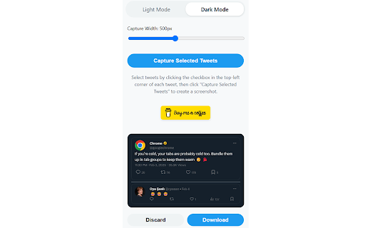 ThreadCap: Better Twitter Screenshots :: Capture screenshots of tweets and threaded conversations on Twitter/X.