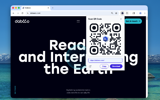 Dabeeo QR :: Generate QR code for the current web page.
