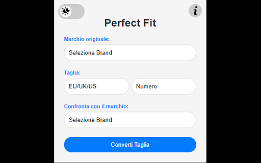 Perfect Fit :: Non sai la taglia? Perfect Fit è qui per questo