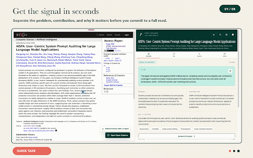 Paper Explorer AI for arXiv :: Understand arXiv papers faster. Ask questions, analyze evidence, and keep research notes.