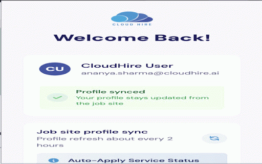 CloudHire :: CloudHire Chrome Extension