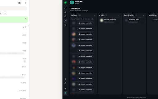 ProsaChat :: CRM pessoal 100% local integrado ao WhatsApp Web.