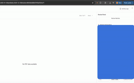 Dora :: Coral AI browser agent for patient lookup across portals.