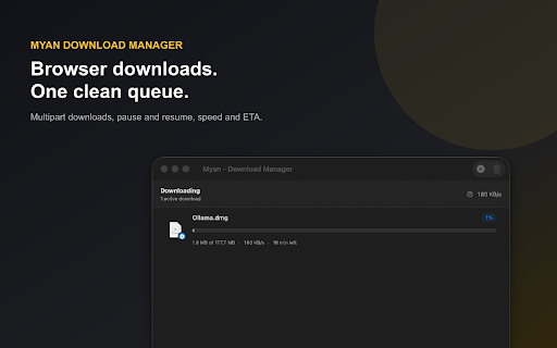 Myan - Download Manager :: Send browser downloads to Myan - Download Manager.