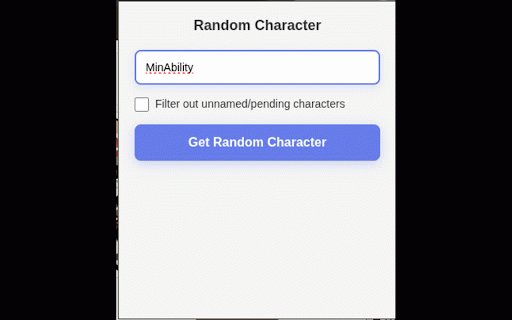 Toyhouse Randomizer :: Pull a random character from users on Toyhouse!
