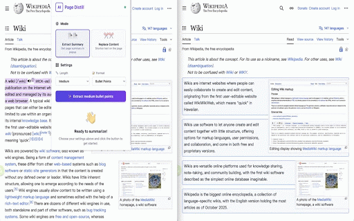 Page Distill :: Instantly summarize web pages using Chrome's built-in AI. Works completely on-device for privacy.