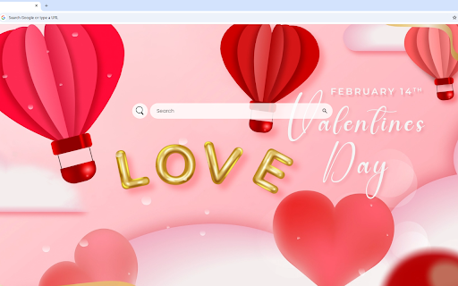 Valentines Day Live Wallpaper :: Zeppelins fly from hearts, with 'love' written in the sky, filling the air with romance.