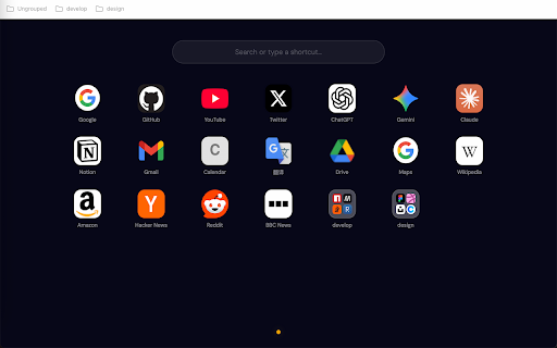 Urlist :: Open URLs with shortcut aliases. New tab becomes a draggable icon launchpad.
用别名一键打开常用网址,新标签页变身可拖拽的图标启动台。