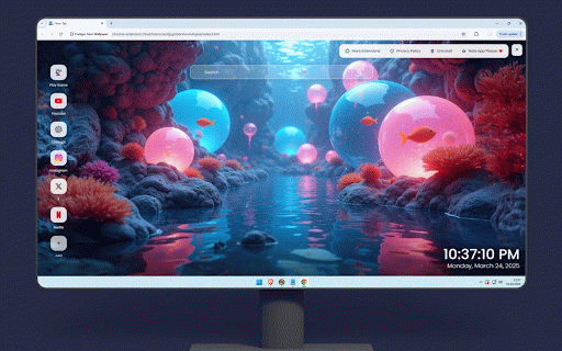 Frutiger Aero Wallpaper :: Bring the vibrant and glossy aesthetic of Frutiger Aero to your new tab with stunning wallpapers!