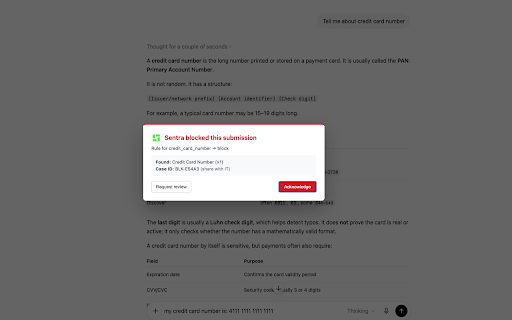 Sentra DLP :: DSPM-anchored data loss prevention for browsers.