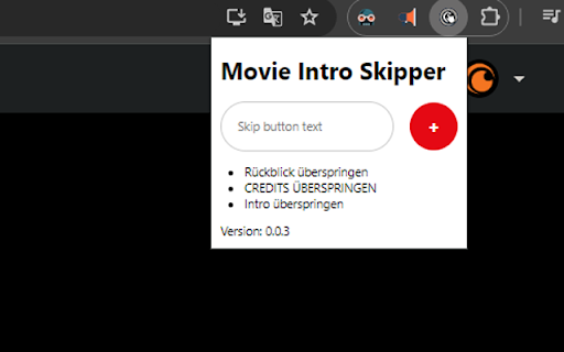 Movie Intro Skipper :: Automatically clicks a button on specific pages