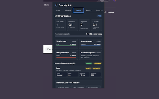 Oversight - Email Scam Scanner :: Scan Gmail and Outlook emails for scam risk with AI-powered analysis
