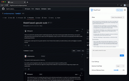 DeepThread :: AI-powered Conversation Assistant