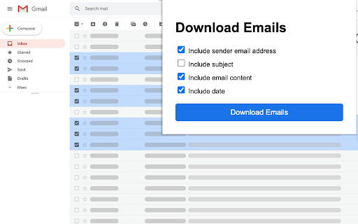 Gmail Bulk Email Downloader :: Download email content in bulk from Gmail.