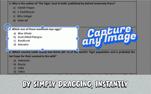 Select & Search - Capture Screen and Search Instantly :: Select any area on screen and instantly search it across 40+ engines.