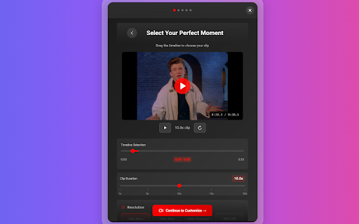 YTgify :: Turn your favorite YouTube moments into shareable GIFs.