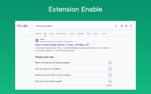 Turn Off Google AI Overview :: Disable the AI Overview banner on Google Search results pages.