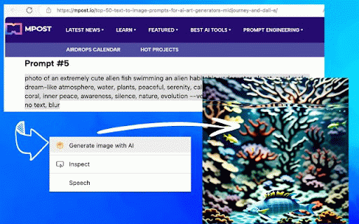 Generate Image with CloudflareAI :: Right-click any selected text or image and choose "Generate Image with CloudflareAI". CC0 licenses are applied to all images.