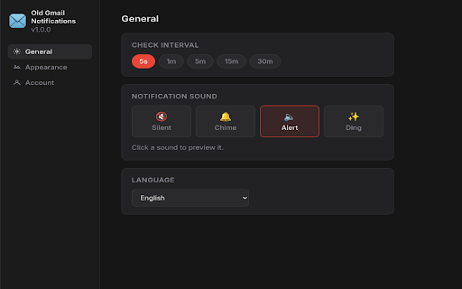 Old Gmail Notifications :: Instant notifications for new Gmail messages.