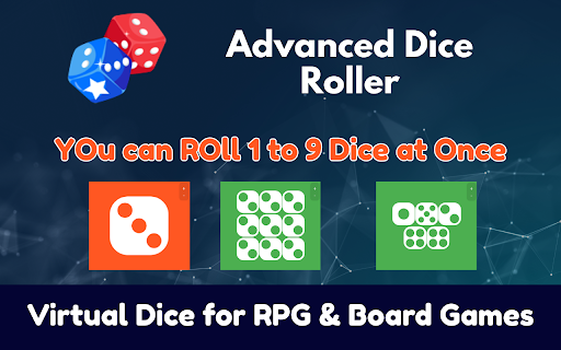 Advanced Dice Roller - Virtual Dice for RPG & Board Games :: Roll virtual dice for tabletop RPGs, board games, and DnD. Customize dice count, hear rolling sounds, and get random results.