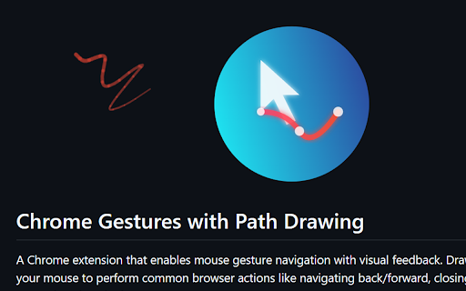 Mouse Gestures with Path Drawing :: A Chrome extension that allows mouse gestures with visual path drawing.
