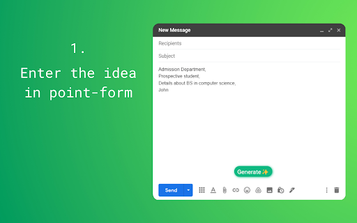 TailyAI - Write hassle free emails using AI :: Don't know how to write a well-written email? TailyAI will write your emails for you