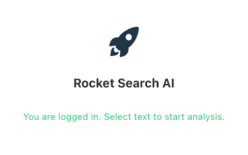 Rocket Search AI :: Select text and get instant AI explanation.