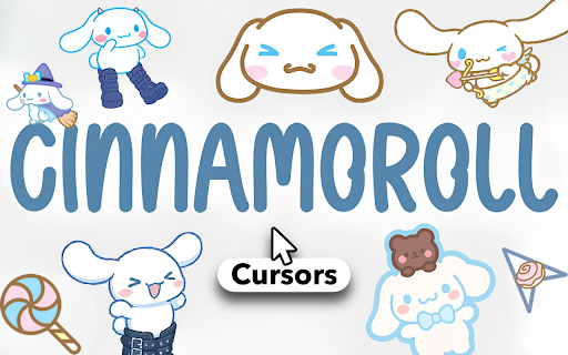 Cinnamoroll Cursor ★ Custom Cursor for Chrome™ :: Browse cutely with 45+ Cinnamoroll cursors featuring Cinnamoroll & friends!