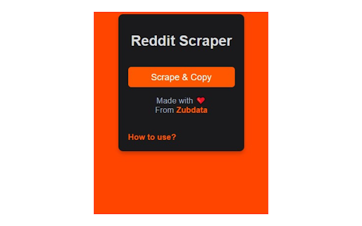 Reddit Thread Scraper :: Scrape Reddit posts and comments with one click.