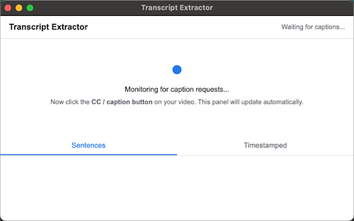 Google Transcript Extractor :: Detect and extract transcripts from Google Meet and Google Drive recordings as sentences