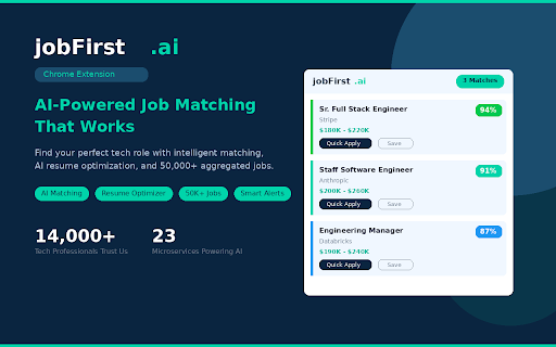 JobFirst.ai Auto-Apply :: Automatically fill job application forms with your JobFirst.ai profile. Supports Greenhouse, Lever, and LinkedIn.