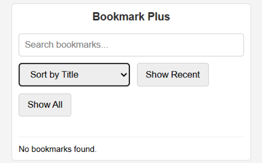 Bookmark Sidebar Plus :: Bookmark Sidebar Plus: Enhanced bookmark sidebar