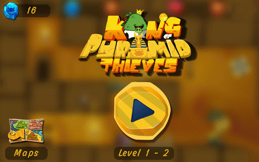 King Of Pyramid Thieves :: Steal treasures and escape the pyramid! King Of Pyramid Thieves is an exciting adventure game.