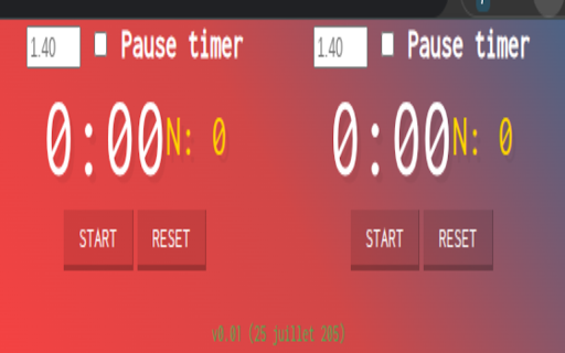 My Timer :: My Timer is in-browser timer extension, with some quick-start features and soothing alarm tone.