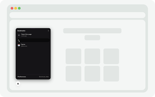 Aurie :: Save bookmarks from any page, organize them into spaces, and open Aurie on every new tab