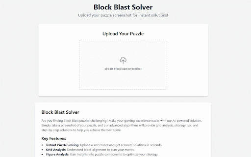 Block Blast Solver :: Simplify your Block Blast puzzles with instant solutions and smart hints. Boost your gameplay!