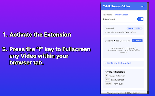 Windowed Fullscreen for Videos :: Fullscreen any Video within your browser tab.