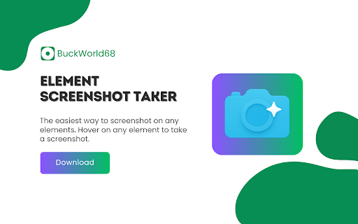 Element Screenshot Taker :: Hover over an element and click the icon to capture just that element.