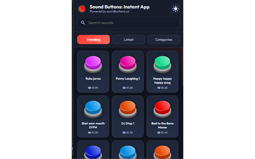 Sound Buttons: Instant App :: Instantly play soundbuttons.co sounds in Sound Buttons: Instant App.