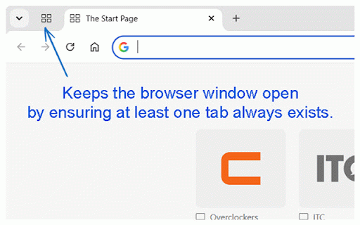 Don't Close Last Tab :: Keeps at least one tab open in every browser window.