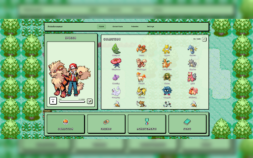 Pokebrowser :: Wild Pokemon appear while you browse the web. Catch them, build your collection, and track your progress.