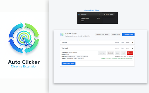 Auto Clicker Free Chrome Extension :: Free auto clicker and form filler extension to automate web tasks.