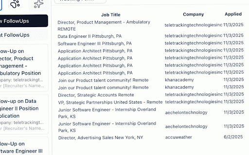 Jobs Helper :: Chrome extension for job seekers.