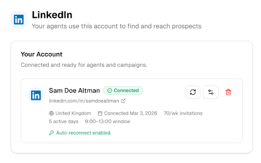 Flocurve — LinkedIn Connector :: Seamlessly links your LinkedIn session to Flocurve for smarter prospecting. One-click setup — no passwords shared.